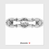 Baroque-Vinyl-Aufkleber, kundenspezifisch geschnit Aufkleber (Blatt)