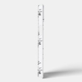 Baroque Wallpaper Flower bouquet grey Case-Mate iPhone Hülle (Rückseite / Rechts)