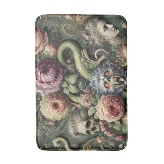 Baroquing Boundaries - Gotisch Viktorianisch Badematte (Vorderseite Vertikal)