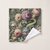 Baroquing Boundaries - Gotisch Viktorianisch Badhandtuch Set (Waschlappen)