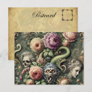 Baroquing Boundaries - Gotisch Viktorianisch Feiertagspostkarte