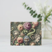 Baroquing Boundaries - Gotisch Viktorianisch Feiertagspostkarte (Stehend Vorderseite)