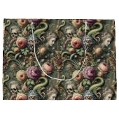 Baroquing Boundaries - Gotisch Viktorianisch Große Geschenktüte (Rückseite)