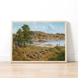 Barösund, Landschaft Poster