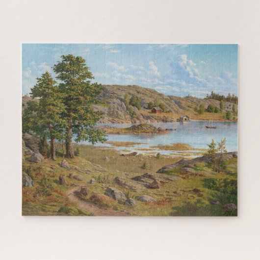 Barösund von Frans Maexmontan Puzzle (Horizontal)