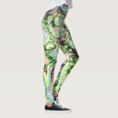 Barote Pastel Fraktal Abstrakte Kunst, Dichtung un Leggings (Rechts)