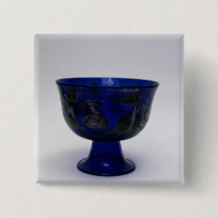 Barovier Cup', Heiratschale mit gemalt Button