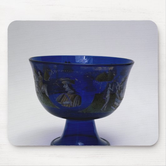 Barovier Cup', Heiratschale mit gemalt Mousepad (Vorne)