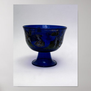 Barovier Cup', marriage cup with painted Poster