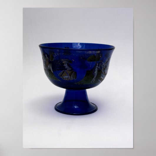 Barovier Cup', marriage cup with painted Poster (Vorne)