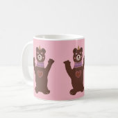 BärPink Klassischer Becher Kaffeetasse (Vorderseite Links)