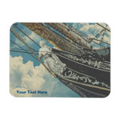 Barque Elissa Figurhead Magnet (Horizontal)