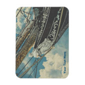 Barque Elissa Figurhead Magnet (Vertikal)