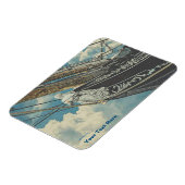 Barque Elissa Figurhead Magnet (Linke Seite)