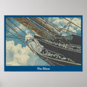 Barque Elissa Figurhead Poster (Vorne)