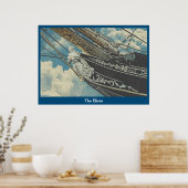Barque Elissa Figurhead Poster (Küche)