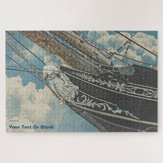 Barque Elissa Figurhead Puzzle (Horizontal)