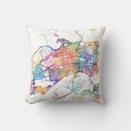 Barquisimeto Venezuela City Map Kissen