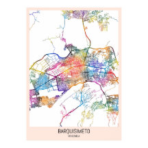 Barquisimeto Venezuela City Map