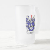 BARR FAMILIENWAPPEN - BARR WAPPEN MATTGLAS BIERGLAS (VorderseiteRechts)