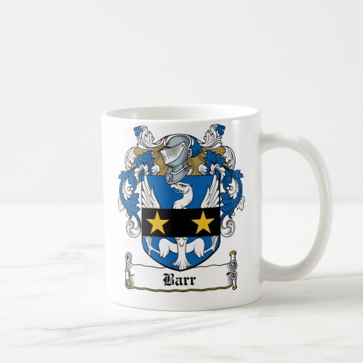 Barr Familienwappen Kaffeetasse (Rechts)