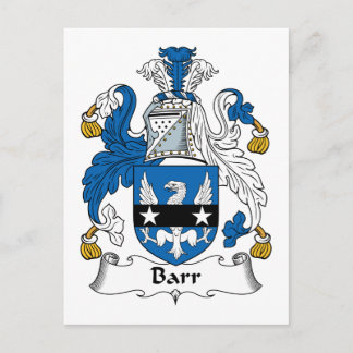 Barr Familienwappen Postkarte