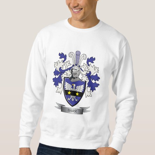Barr Familienwappen-Wappen Sweatshirt (Vorderseite)