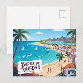 Barra de Navidad Mexiko Postkarte (Vorne/Hinten)