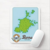 Barra-Landkarte Mousepad (Mit Mouse)