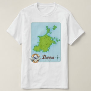 Barra-Landkarte T-Shirt