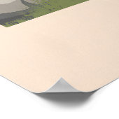 Barra Schottland Reiseplakat Poster (Ecke)