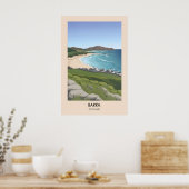 Barra Schottland Reiseplakat Poster (Küche)