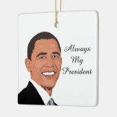 Barrack Obama, immer mein Präsident Ornament (Links)
