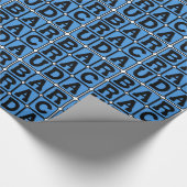 Barracuda, ängstlicher Fisch Geschenkpapier (Ecke)