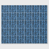 Barracuda, ängstlicher Fisch Geschenkpapier (Flach)