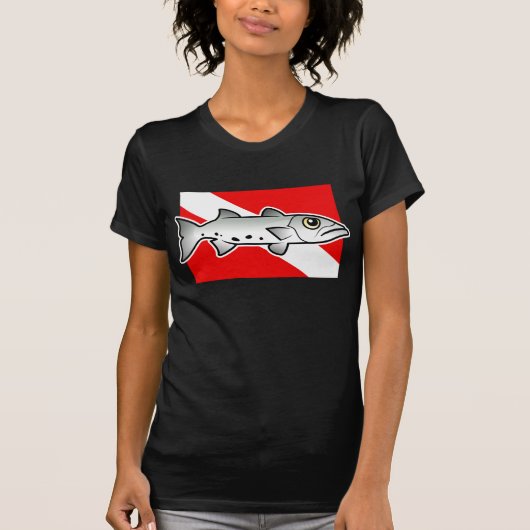 Barracuda Dive Flag T-Shirt (Vorderseite)