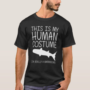 Barracuda Einfaches Halloween-Kostüm für Menschen, T-Shirt