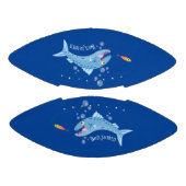 Barracuda Fisch hungriger Cartoon Football (Paneele)