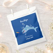 Barracuda Fisch hungriger Cartoon Geschenktütchen (Ausgeschnitten)