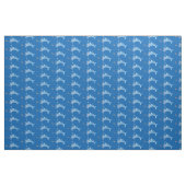 Barracuda Fisch hungriger Cartoon Stoff (Fat Quarter (45,7 x 55,9 cm))