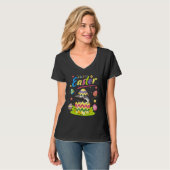 Barracuda Fisch Ostern Ei Barracuda Happy Oster T-Shirt (Vorderseite Vollansicht)