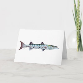 Barracuda Fische Grüße Karte