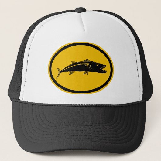 Barracuda-Fische Truckerkappe (Vorderseite)