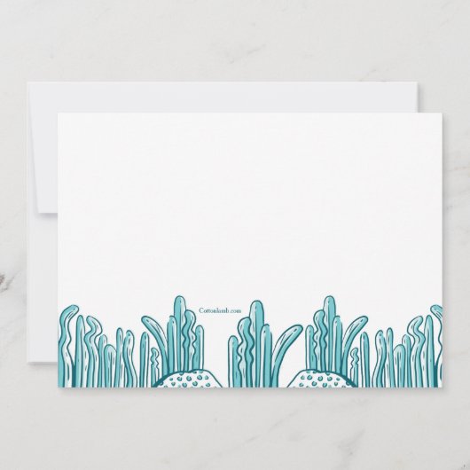 Barracuda Geburtstagsparty Einladung (Rückseite)