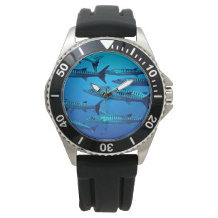 BARRACUDA. GEFÄHRLICHER FISCH. ARMBANDUHR