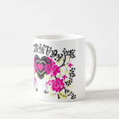 Barracuda-Herz Kaffeetasse (VorderseiteRechts)