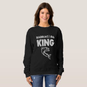 Barracuda King Deep Sea Fischen 1 Sweatshirt (Vorne ganz)