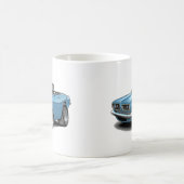 Barracuda-lt 1967-69 Blue Convertible Kaffeetasse (Mittel)