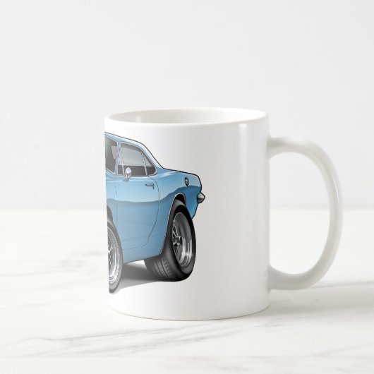Barracuda-lt 1967-69 Blue Coupe Kaffeetasse (Rechts)