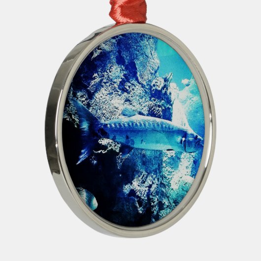 Barracuda Ornament Aus Metall (Rechts)